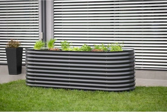 Westmann - ISPB170H- - Plantenbak - Bloembak - Tuin Hochbeed - 80 x 82 x 240 cm