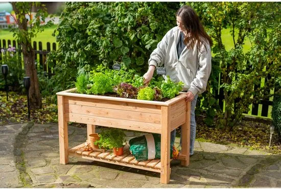 Westmann - WM102420 - Plantenbak - Bloembak - Tuin Hochbeed - 65 x 75 x 120 cm