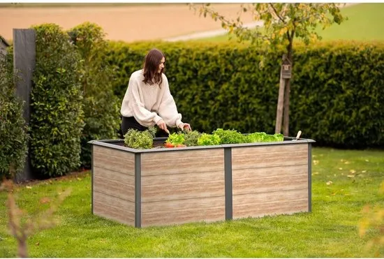 Westmann - WMHPS772010-WG - Plantenbak - Bloembak - Tuin Hochbeed - 77 x 100 x 200 cm