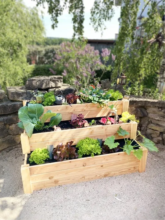 Westmann - WMTH120 - Plantenbak - Bloembak - Tuin Hochbeed - 52 x 99 x 120 cm