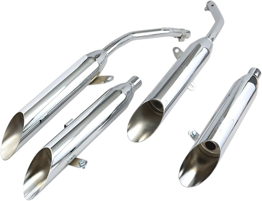 COBRA COMPLETE SLIP-ON MUFFLERS METRIC CRUISERS BLVD MUFFLR VF750CR SLASH