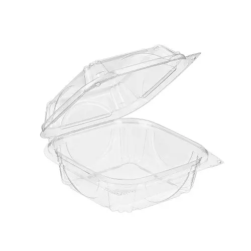 Inline Plastics Square Perimeter Seal Clamshell Container - #VF8050