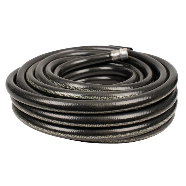NeverKink Teknor Apex 5/8- x 100-ft Heavy Kink Free Vinyl Grijs Coiled Hose