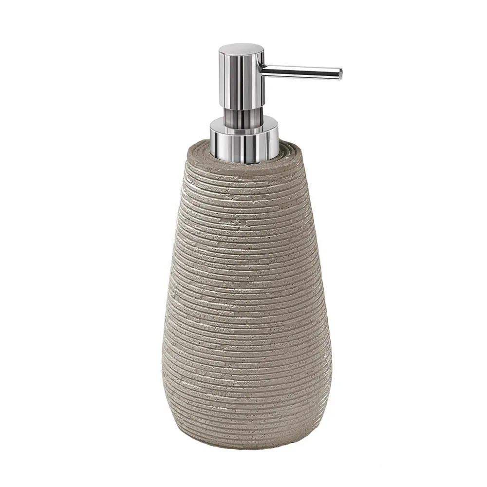 Resin countertop soap dish Gedy Gemini series - Taupe