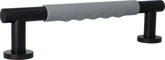 Luzzo® Fisso Soft Handgreep Badkamer-Toiletgreep - Zwart-Grijs