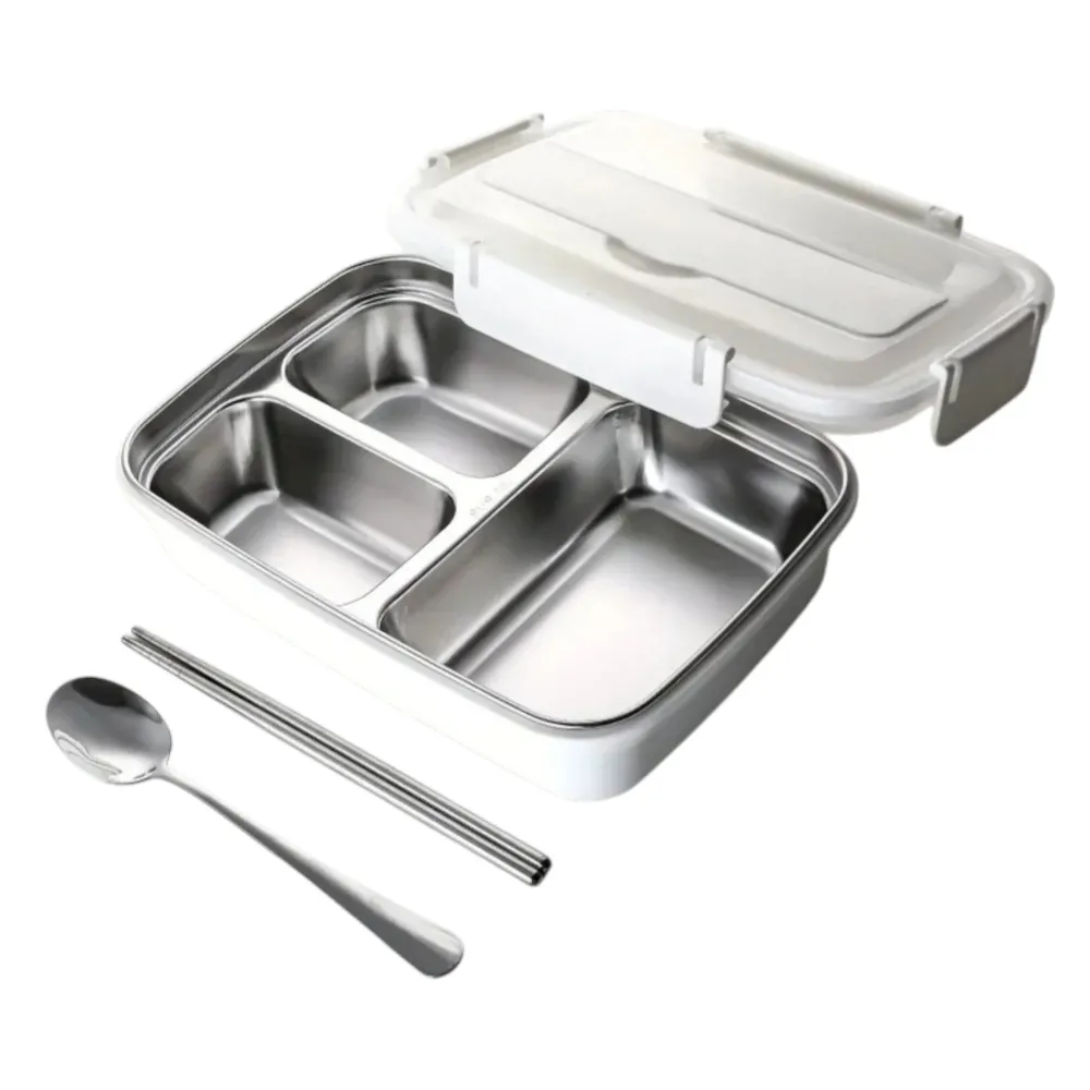 EcoBentoBox™ – Lekvrije RVS Lunchbox – Duurzame Broodtrommel voor Onderweg 4Little