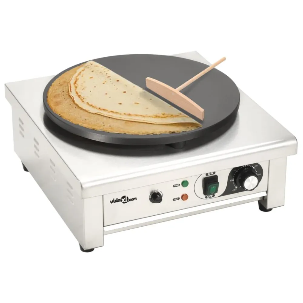 Elektrische crêpemaker met lekbakje 40 cm 3000 W