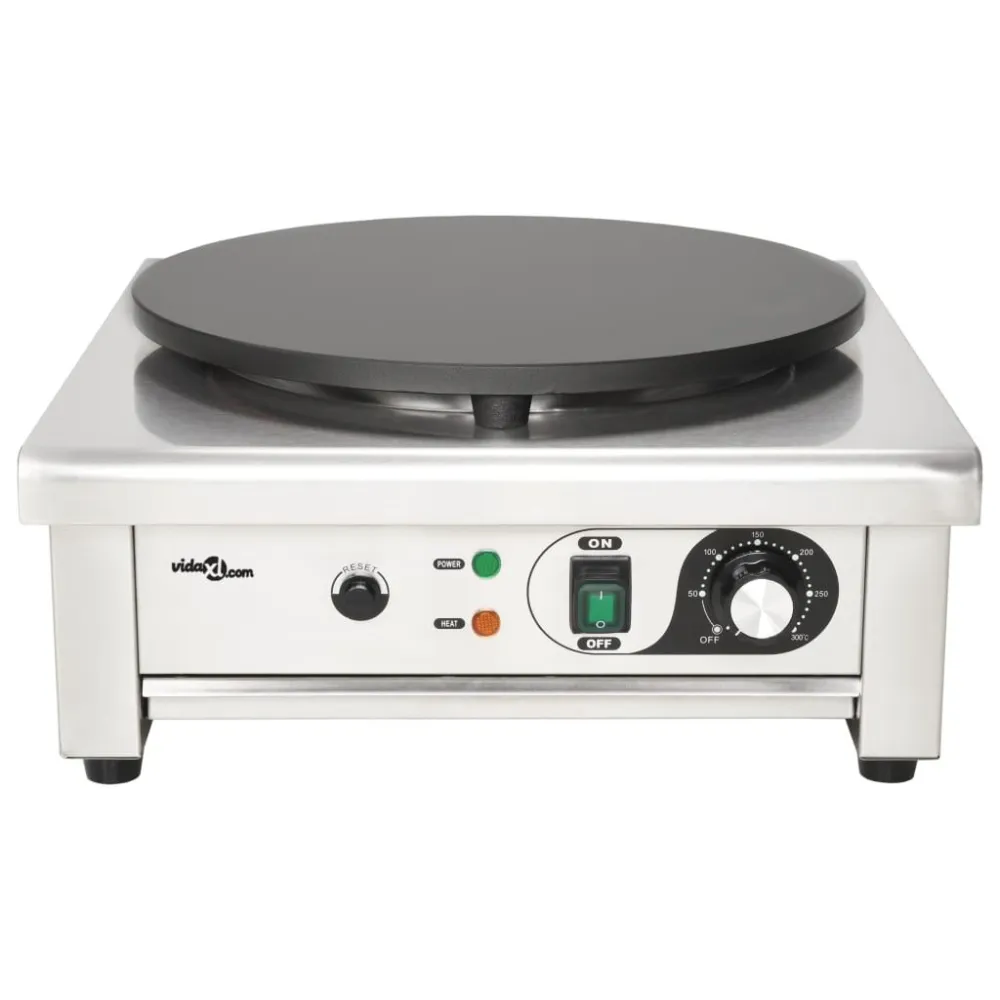 Elektrische crêpemaker met lekbakje 40 cm 3000 W