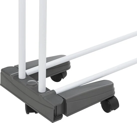 4goodz Opvouwbare Droogrek met wielen 24 meter - Inklapbaar - Wit