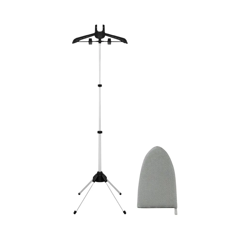 Kledingstomer Standaard met Handschoen – Verstelbare Stoomstandaard voor Kleding – 360° Draaibare Kledinghouder – Staande...