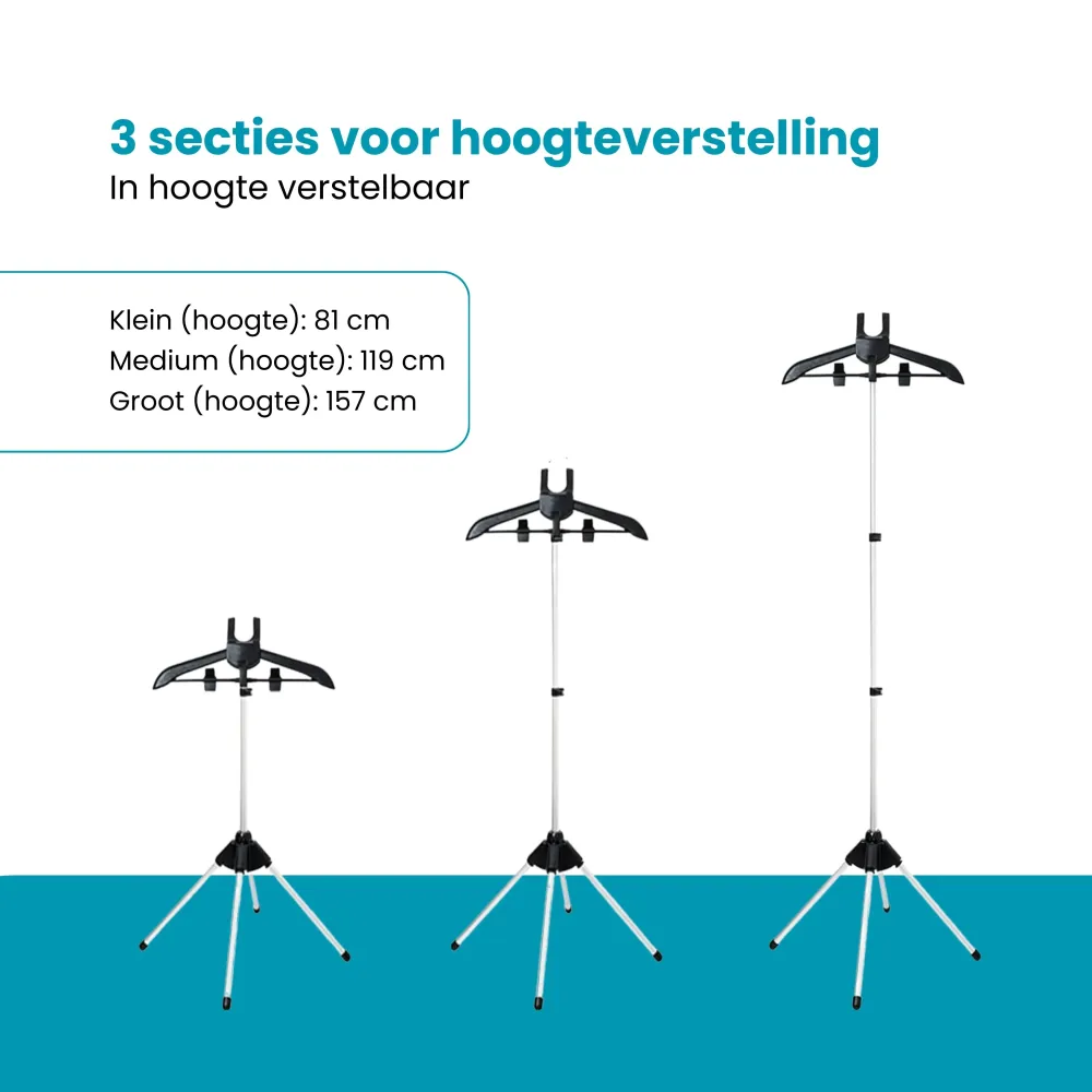 Kledingstomer Standaard met Handschoen – Verstelbare Stoomstandaard voor Kleding – 360° Draaibare Kledinghouder – Staande...