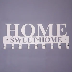 Muurhangers Home Sweet Home 2 - Wit - 29x0,20x13 cm - EPIKASA