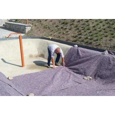Beschermend geotextielvilt voor vijvers (vilt voor EPDM PVC zeildoek) FOUDEBASSIN.COM