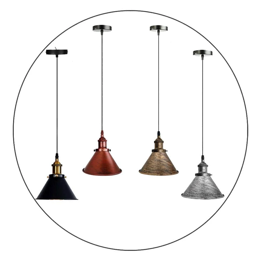 Industriële vintage retro loft metalen plafond hanglamp E27 houder ~ 2204 LEDSone UK Ltd