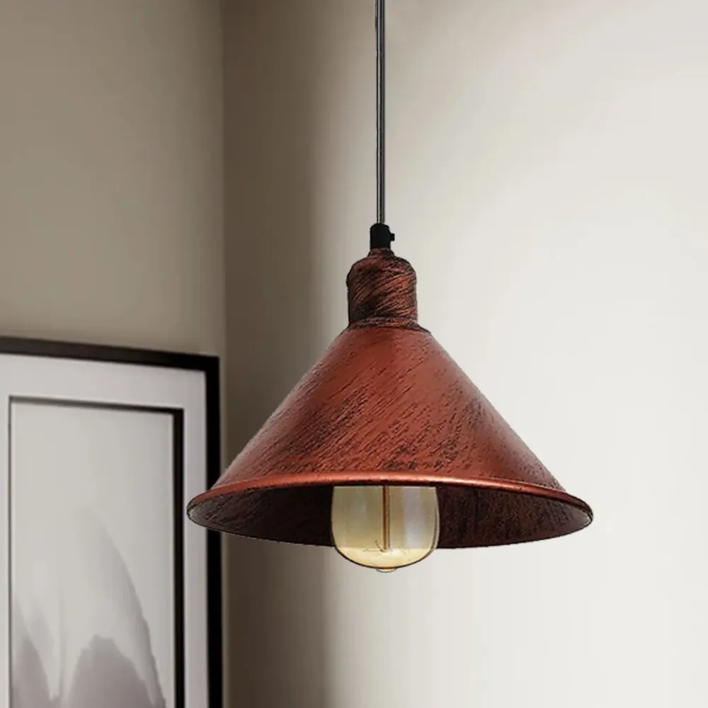 Industriële vintage retro loft metalen plafond hanglamp E27 houder ~ 2204 LEDSone UK Ltd