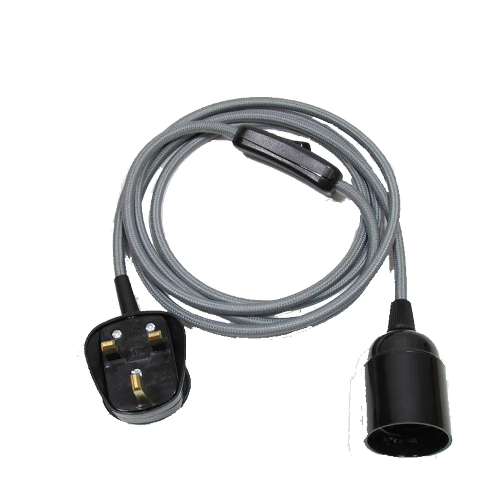 Multi Colours 2m Plug Pendant Set Flexkabel met houder ~3370