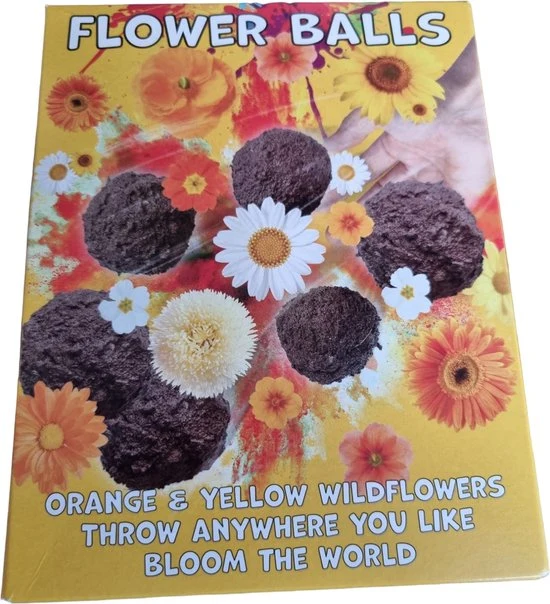Sasemy - Zomer - Bloem zaden - Wilde Bloemen - Zomerbloemen - Kleuren je tuin - Bijen en Vlinders - Gele en oranje wilde b...