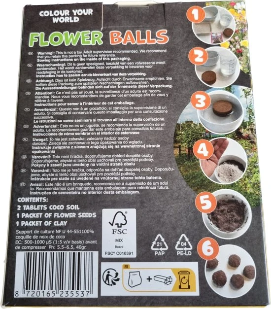 Sasemy - Zomer - Bloem zaden - Wilde Bloemen - Zomerbloemen - Kleuren je tuin - Bijen en Vlinders - Gele en oranje wilde b...